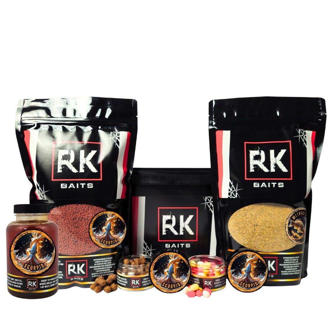 Zestaw Rk Baits Method Feeder Value Pack Scorpid Scopex Squid
