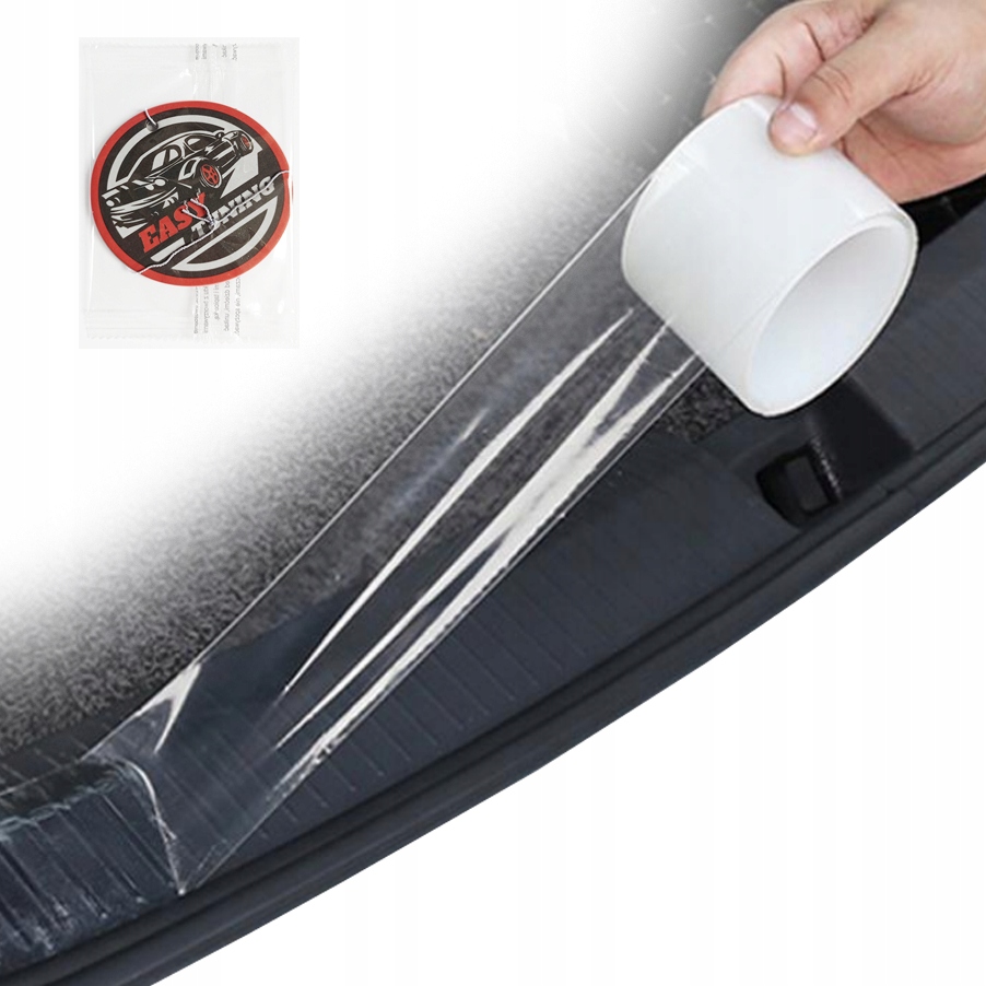 SZEROKA FOLIA TAŚMA OCHRONNA BEZBARWNA DRZWI PROGI 7cm5m NAKLEJKA NA PROGI EAN (GTIN) 5904555941304