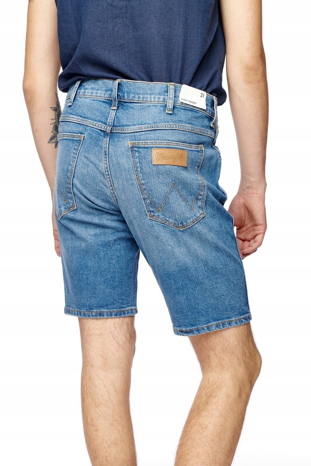 

Wrangler 5 Pocket Short Worn Blue W14CKN079 W33