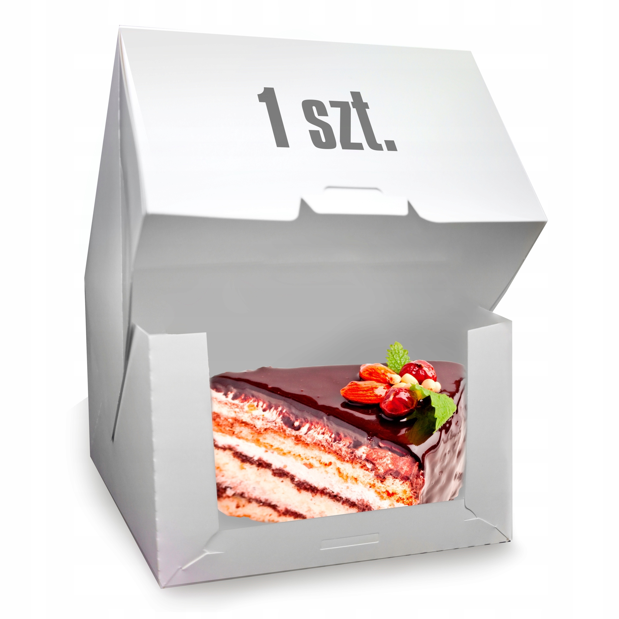 

Pudełko na tort tortowe ciasto 20x20x13 cm wysokie