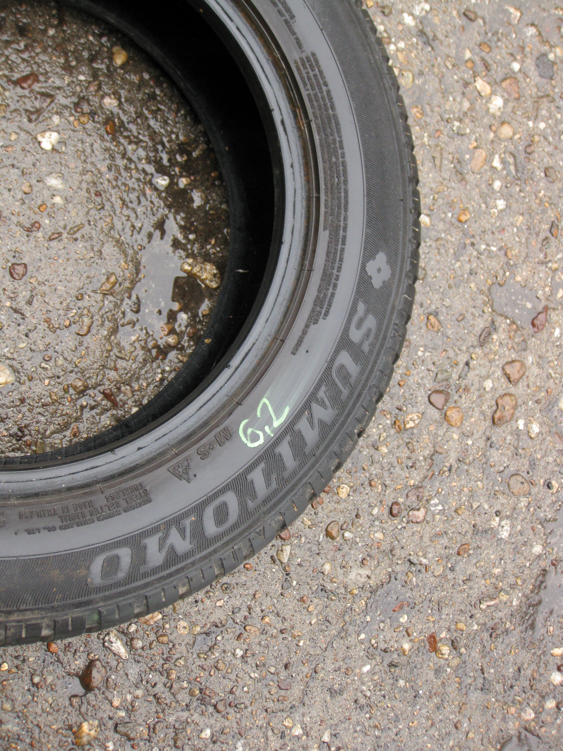 gomma ZIMA SUMITOMO WT200 185/65R15 6,2 MM 19R