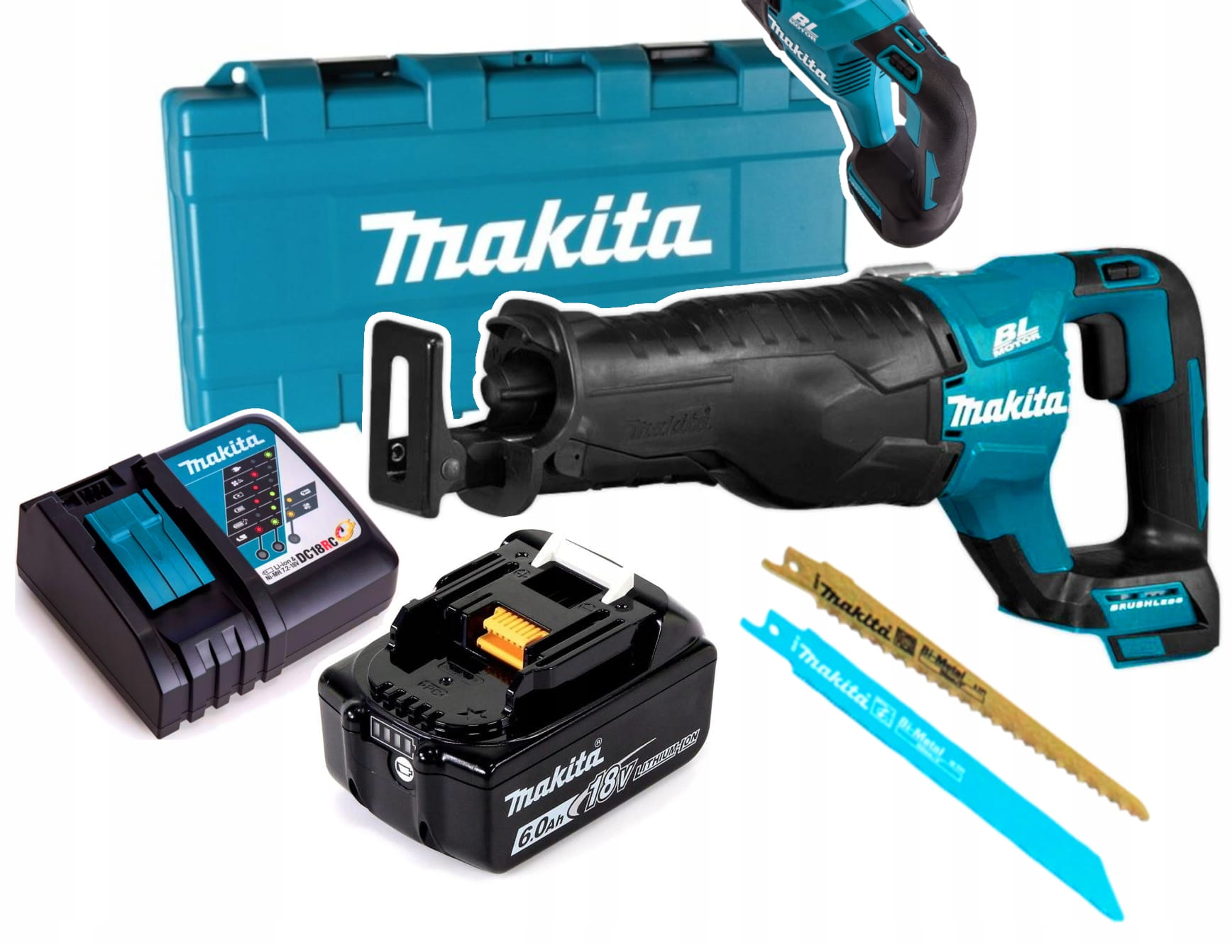 Makita DJR187RG Piła Szablasta Piła posuwowa Lisi Ogon 18V Lxt 1X6Ah