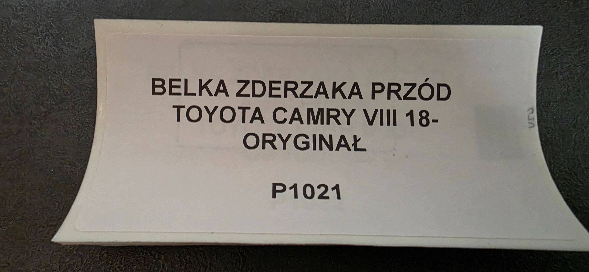 bumper support front TOYOTA CAMRY VIII 18- original