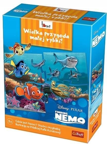 Nemo Veľké dobrodružstvo malej rybky 20038 Trefl Gzie Je Nemo Dora