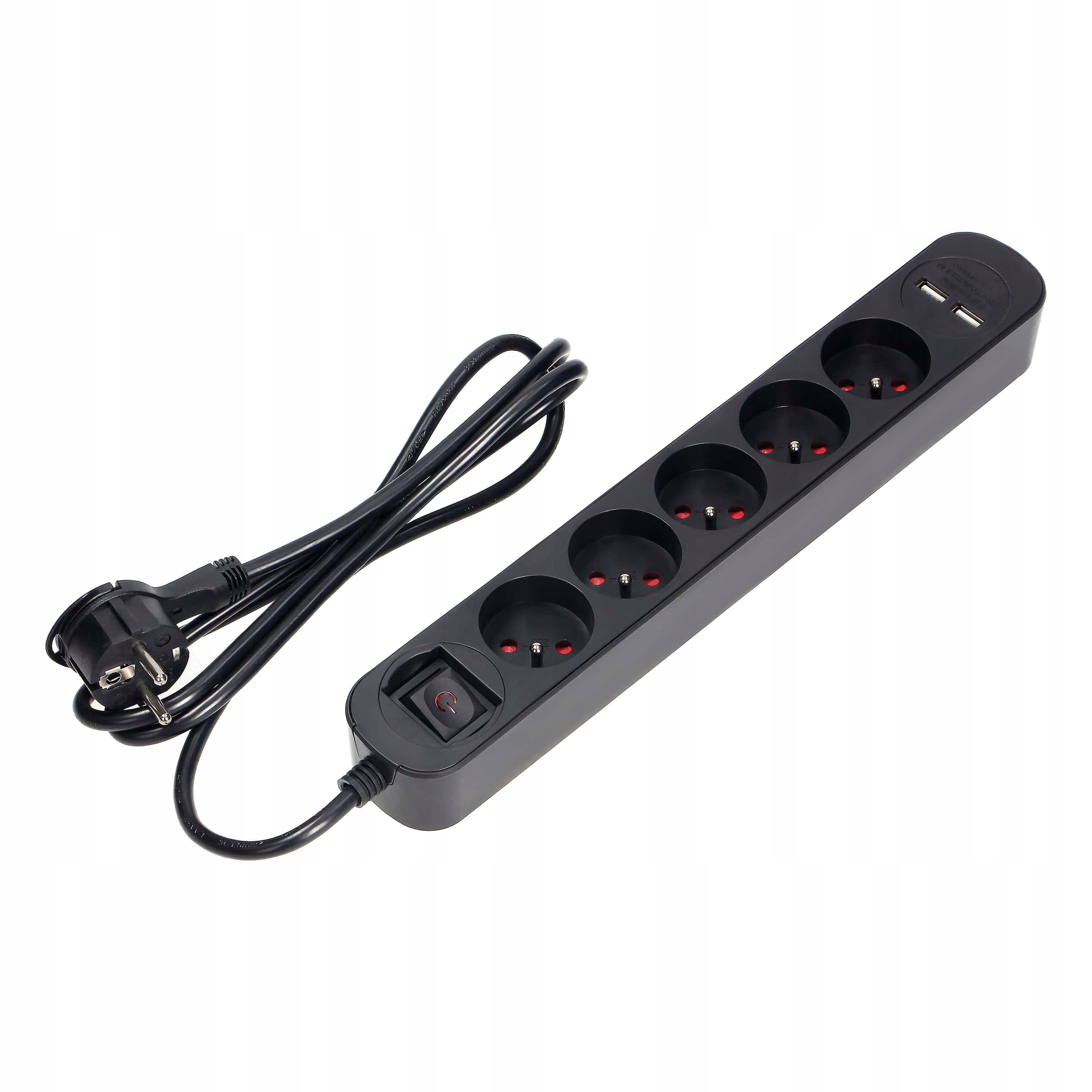 

Listwa Przeciwprzepięciowa Usb Przedłużacz 5gniazd