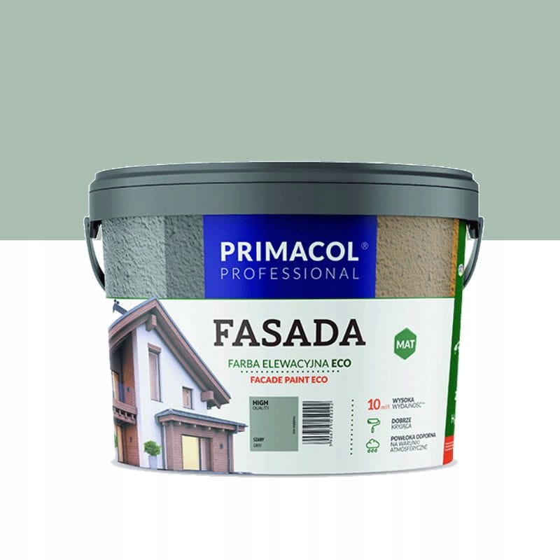 

Primacol Fasada Eco Farba Elewacyjna Szary 4,5L