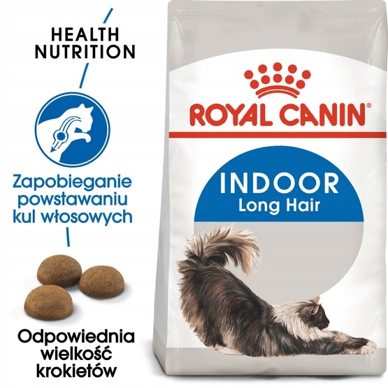 Levně Krmivo pro dlouhosrsté kočky žijící výhradně doma – Royal Canin 2 kg