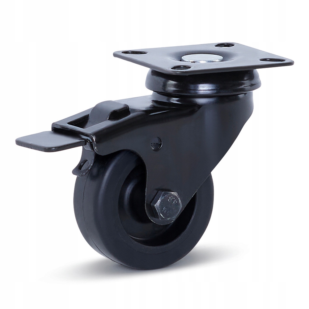 Koło skrętne kółko 50mm 40kg Mocne z hamulcem