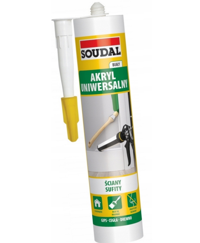 

Soudal Akryl Uszczelniacz Akrylowy Biały 280 ml