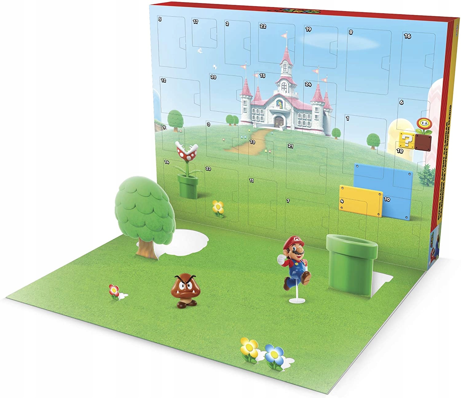 Адвент-календарь Jakks Pacific Super Mario, 17 фигурок и 7 аксессуаров — фото 6