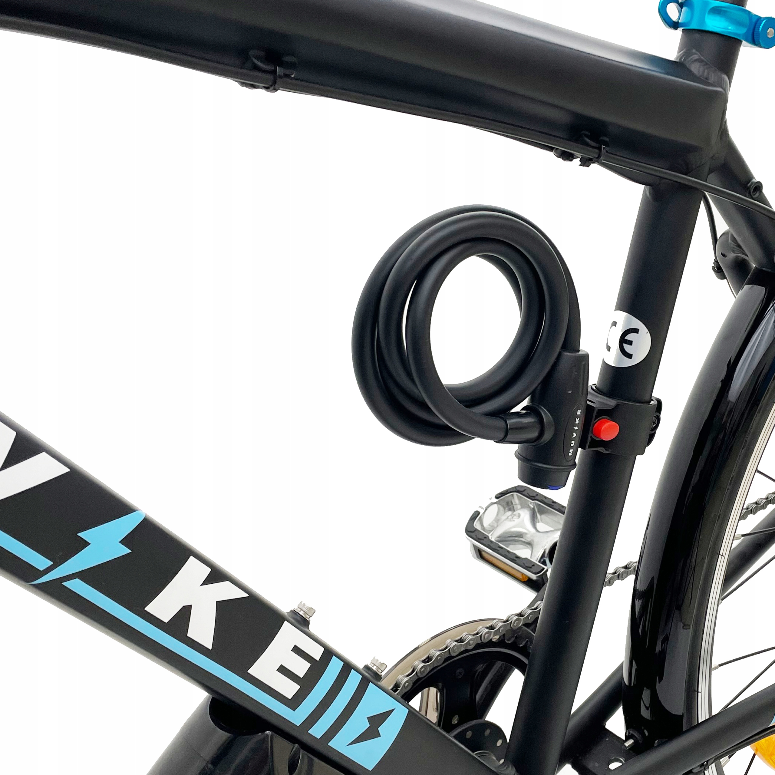 ZAPIĘCIE ROWEROWE LINKA ZAPIĘCIE DO ROWERU NA KLUCZ MUVIKE FLEX 1200/12K Typ zamka na kluczyk