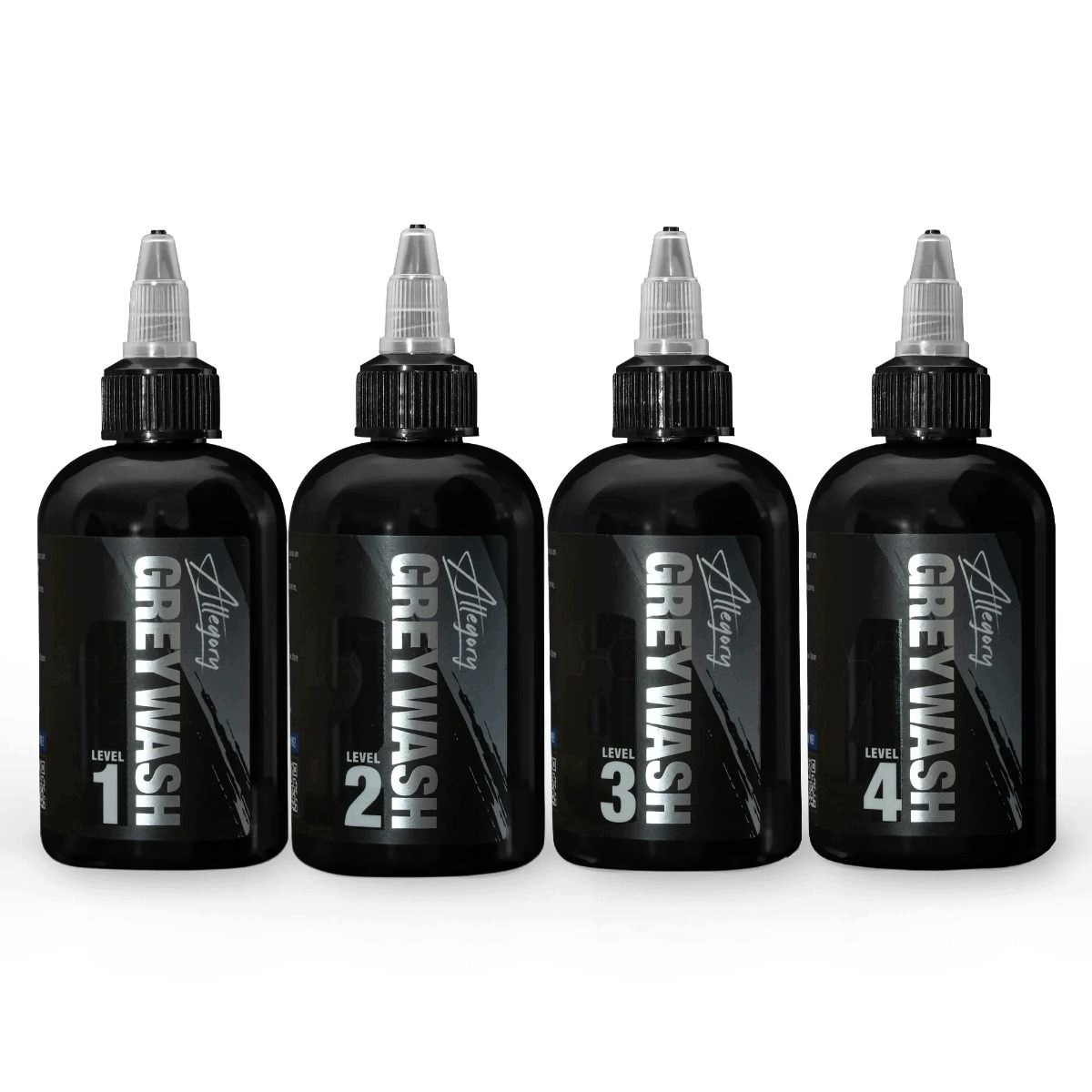 Zestaw tuszy Allegory Ink Greywash Set 1oz Tusz Farba do tatuażu
