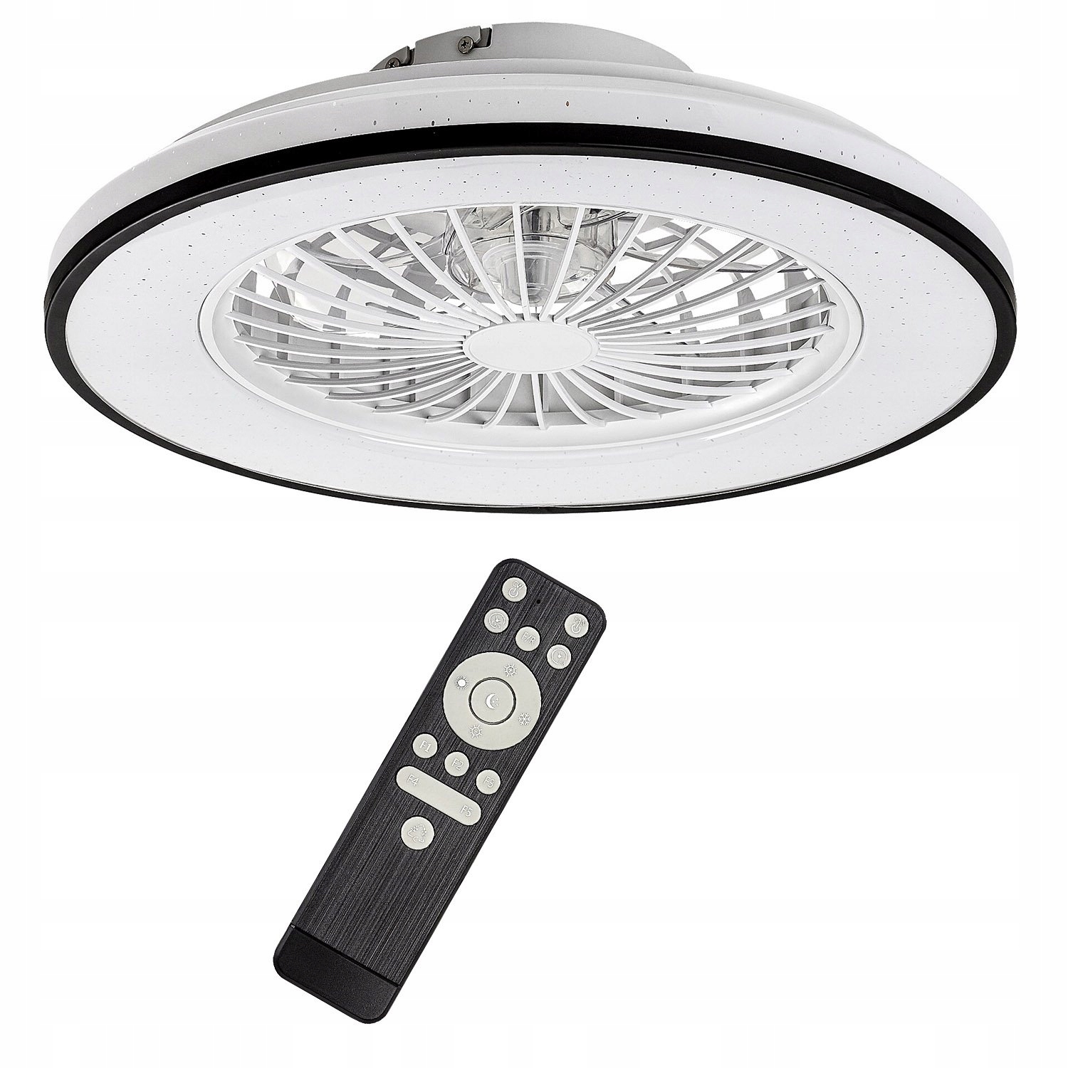 Stropná lampa s ventilátorom Lampoventilátor s diaľkovým ovládaním DALFON2 Rabalux