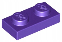 

Lego 3023 C purpurowa 1x2 płytka Nowy 2szt