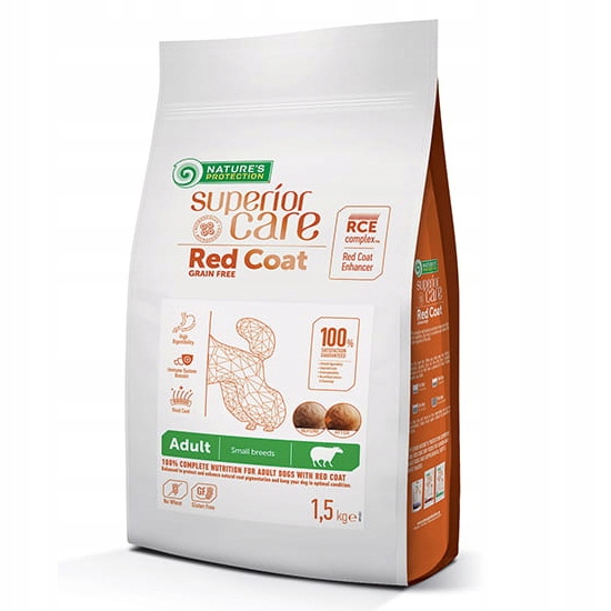 Levně Nature's Protection Red Coat Gf Adult Lamb & Krill 1,5 kg