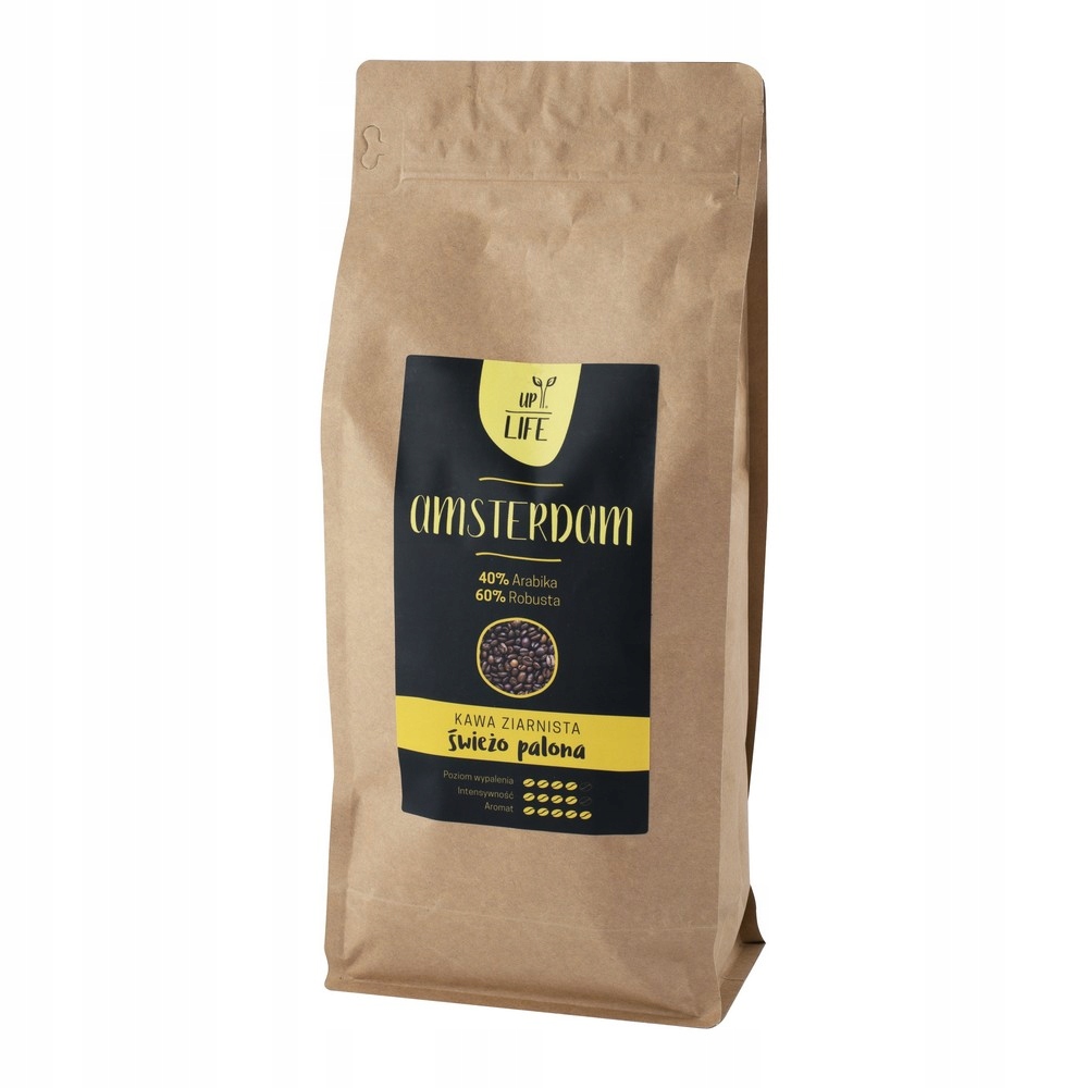 Levně Káva Life Up Amsterdam Zrnková 1000 g