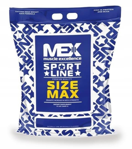 Velikost Max 6800g Mex Nutrition Gainer Vanilka