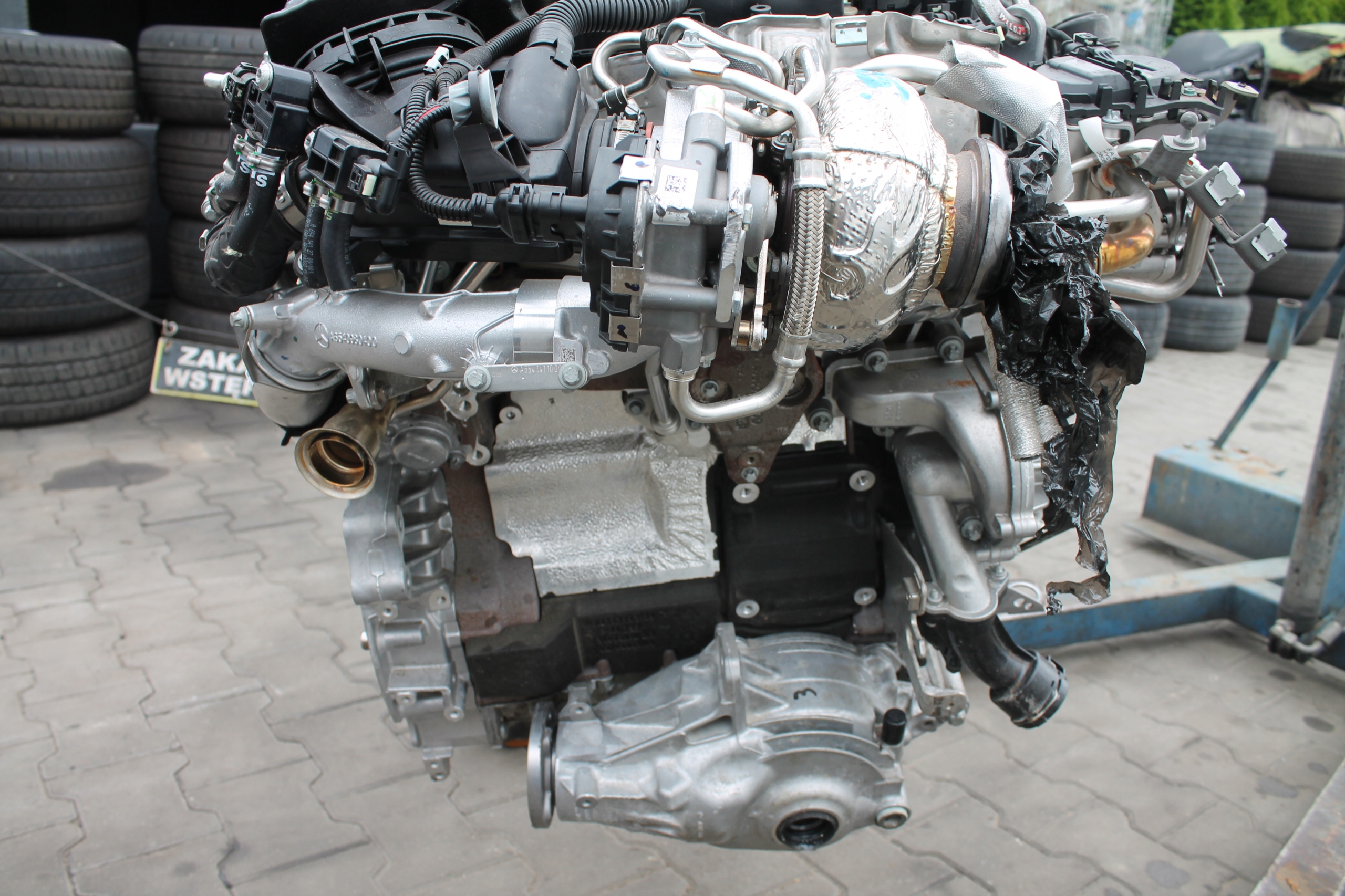 engine complete MERCEDES GLC C KLASA E KLASA 1 TURBO 4X4 654820 8TYS KM