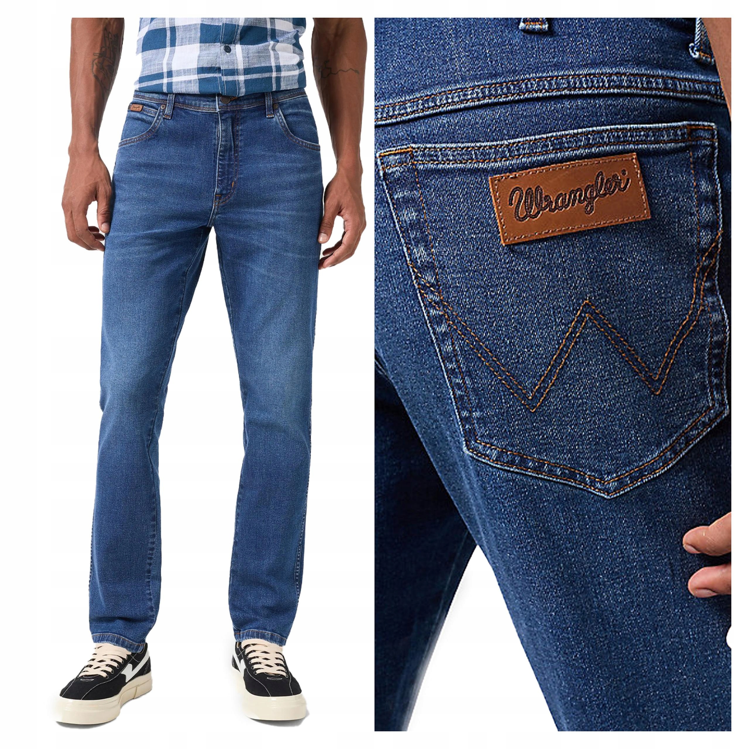Pánské přiléhavé džínové kalhoty Wrangler Texas Slim 31/32