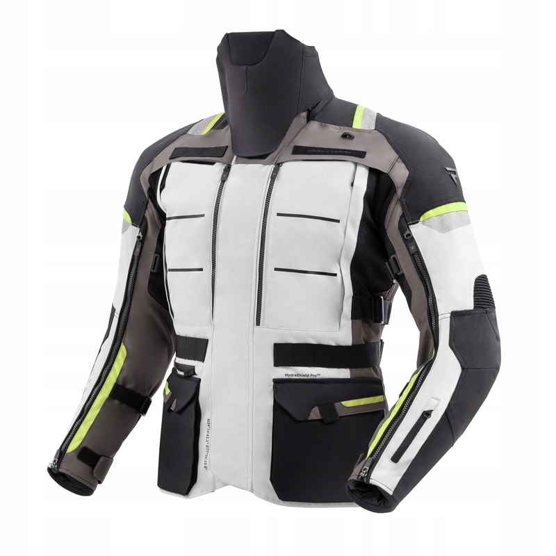 Rebelhorn Cubby V Black/Grey/Flo YellowTextilná bunda