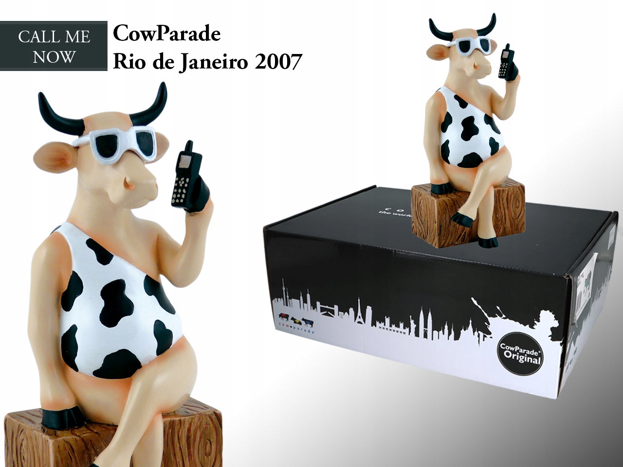 Zberateľská Figurka Cowparade Krava Vall Me Now Lenny Niemeyer Art