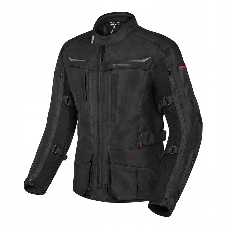 Textilná motocyklová bunda Seca Discovery Black čierna Darčeky