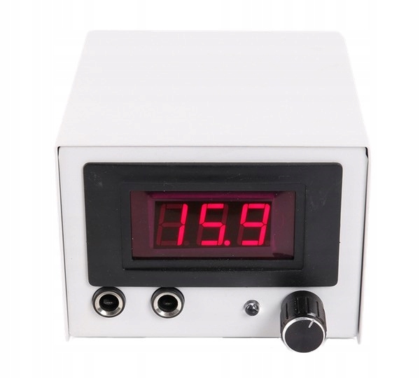 Tetovací Zdroj Digitální S Displejem Cube White