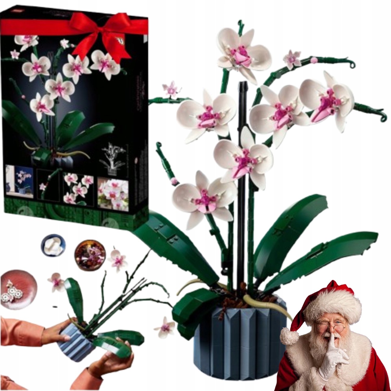 Klocki Konstrukcyjne Lego Orchidea Ozdobna Dla Kobiet Kwiatki Duże