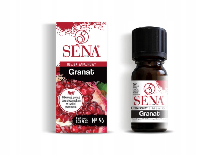 

Sena Olejek Zapachowy Zapach Granat 8 ML NO/96