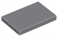 

Lego 26603 Tile Płytka 2x3 szara ciemna Nowa (1g)