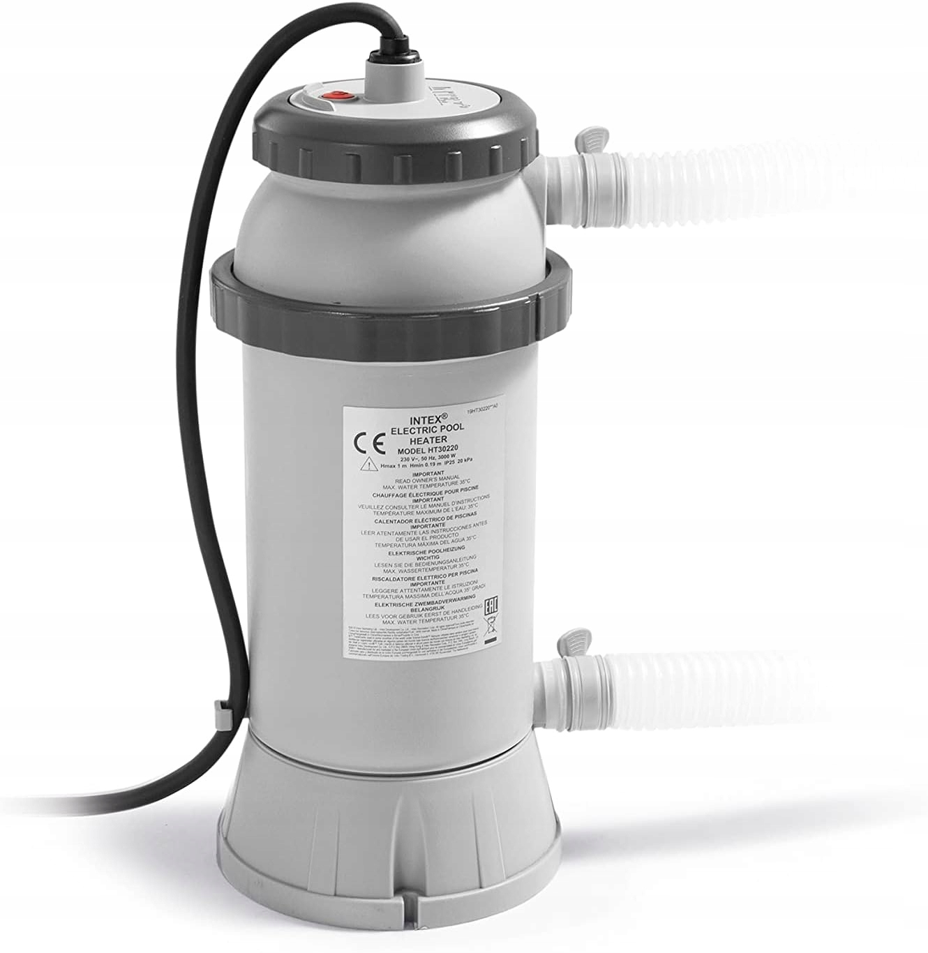 Intex Ohřívač do bazénu – 3000 W, Ø25 x 45 cm, pro bazény do Ø457 cm