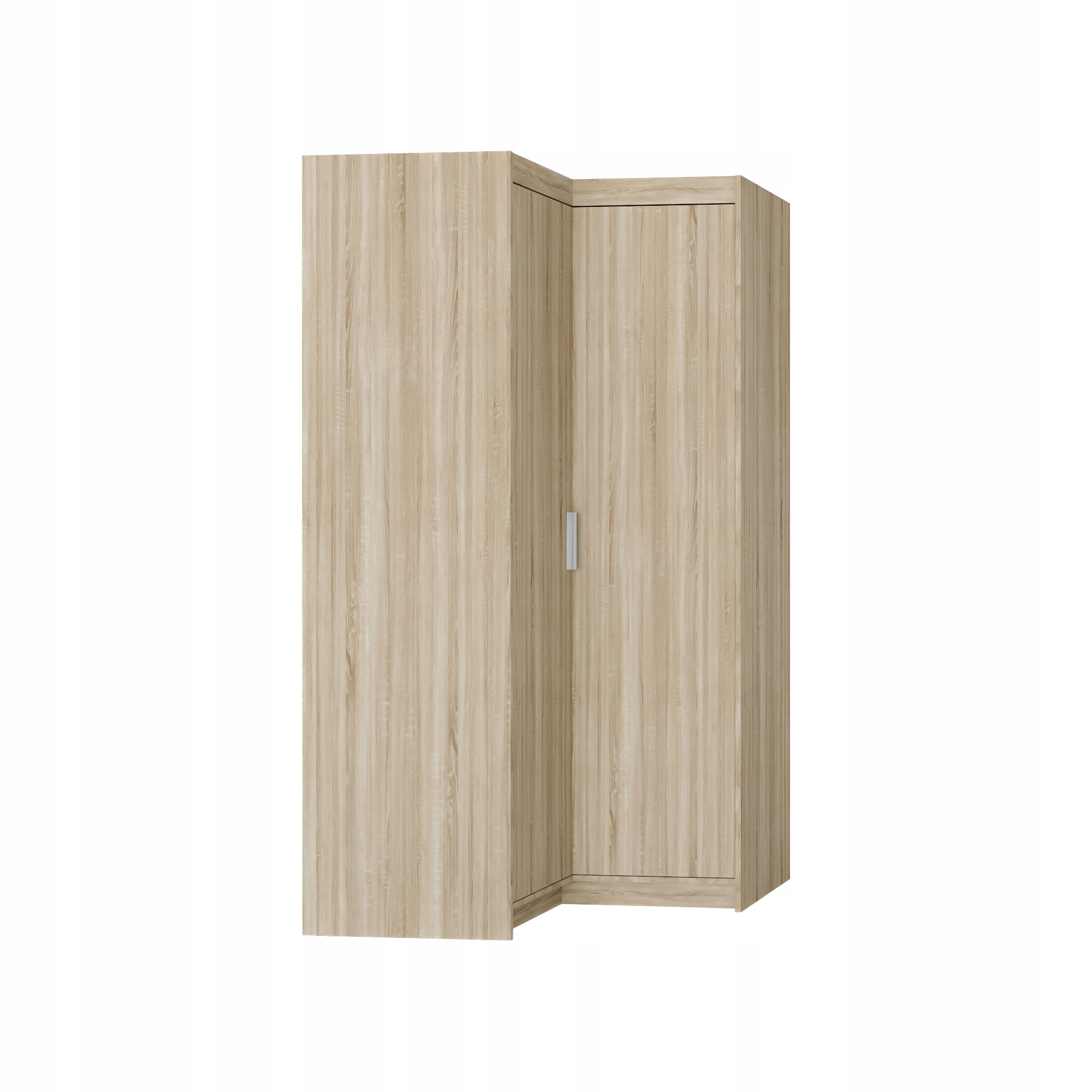 Rohová dvoudveřová Skříň Alena dub sonoma 98 x 98 cm