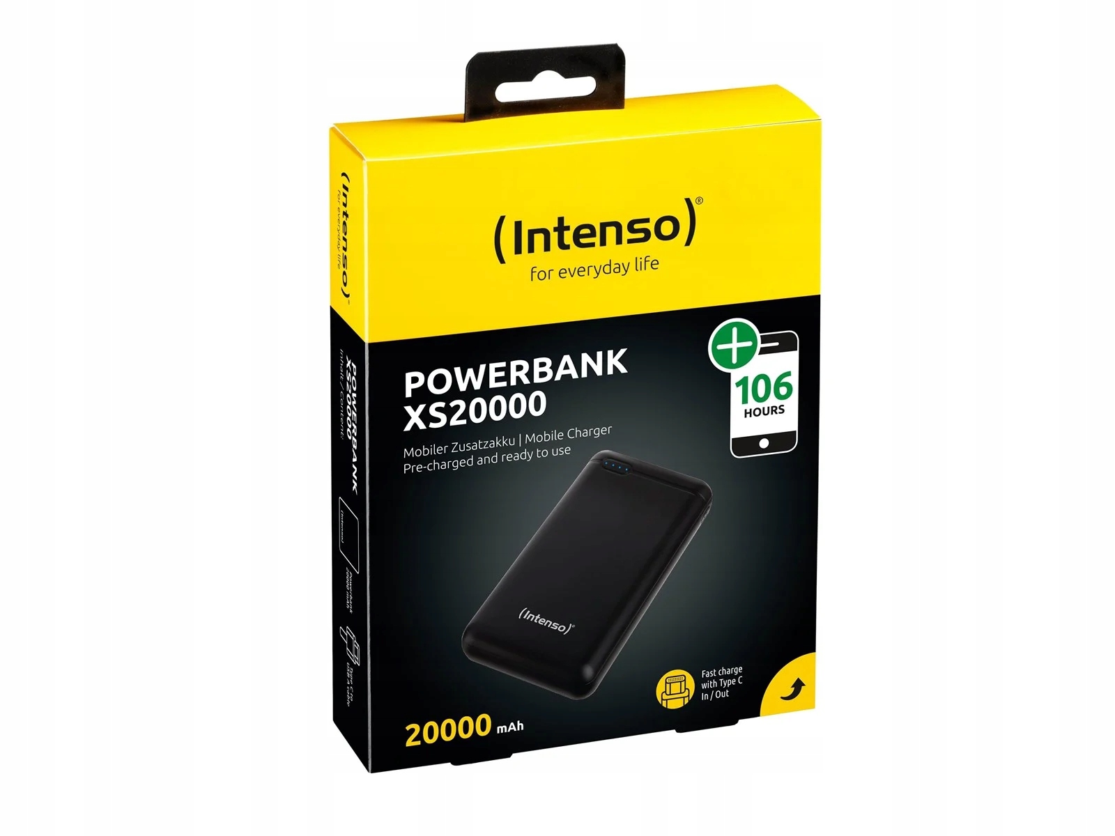Powerbanka Intenso XS20000 20000mAh Li-Polymer černá