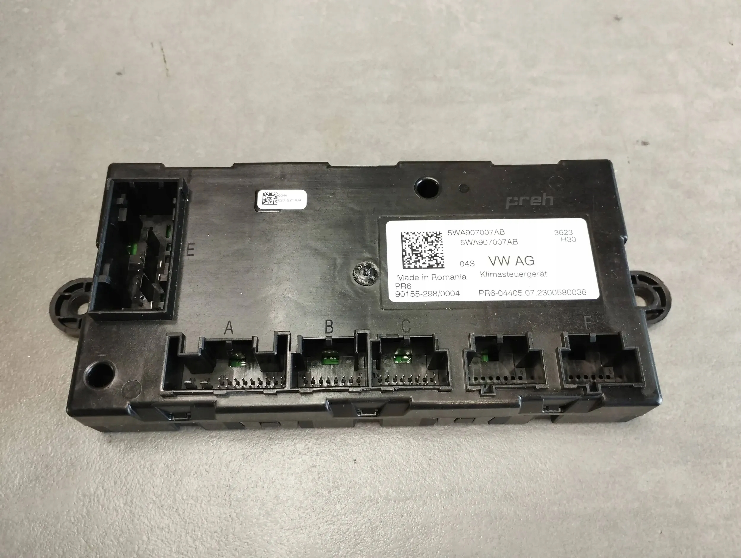 Audi S3 A3 8Y Bedienteil klimaanlage 5WA907007AB
