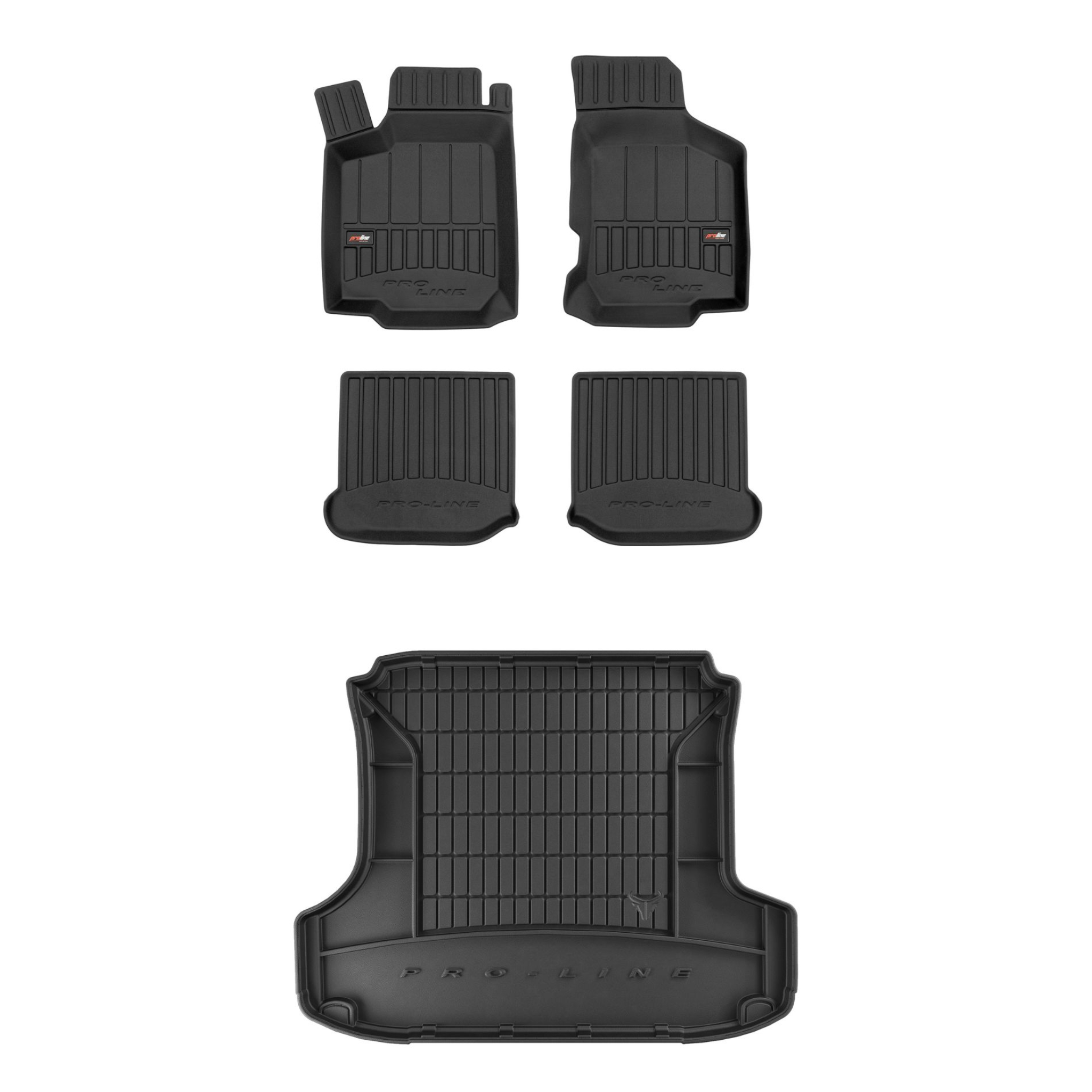 Sada gumových kobercov a rohoží pre Seat Toledo II 1998-2005