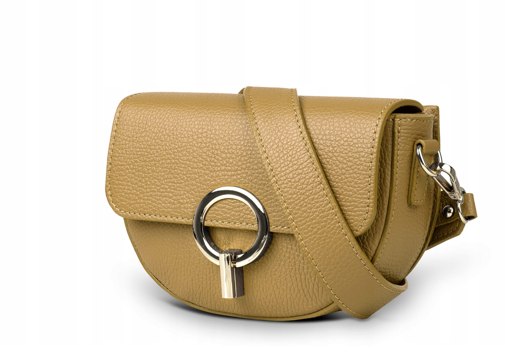 Dámská kožená kabelka Vera Pelle Gusto Szafran