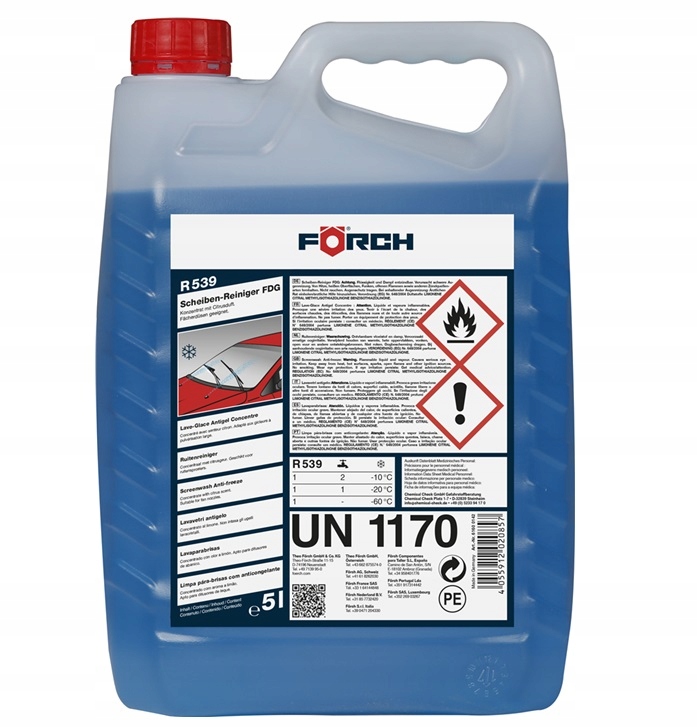 Жидкость для омывателя форч Зимний концентрат 5 литров