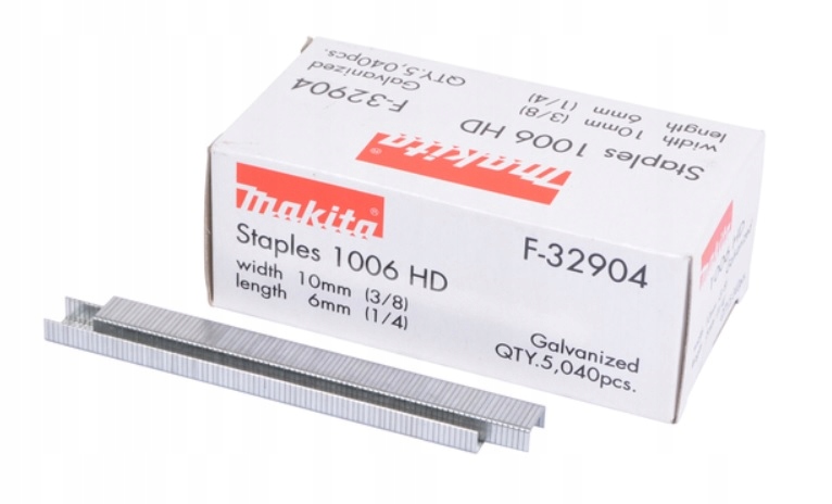 

Makita F-32904 Zszywki 10,5x6mm 5040szt Do DST221