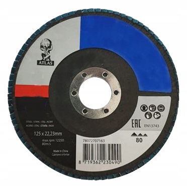 

Ściernica Lamelkowa 125mm P80 Norton 78072707163