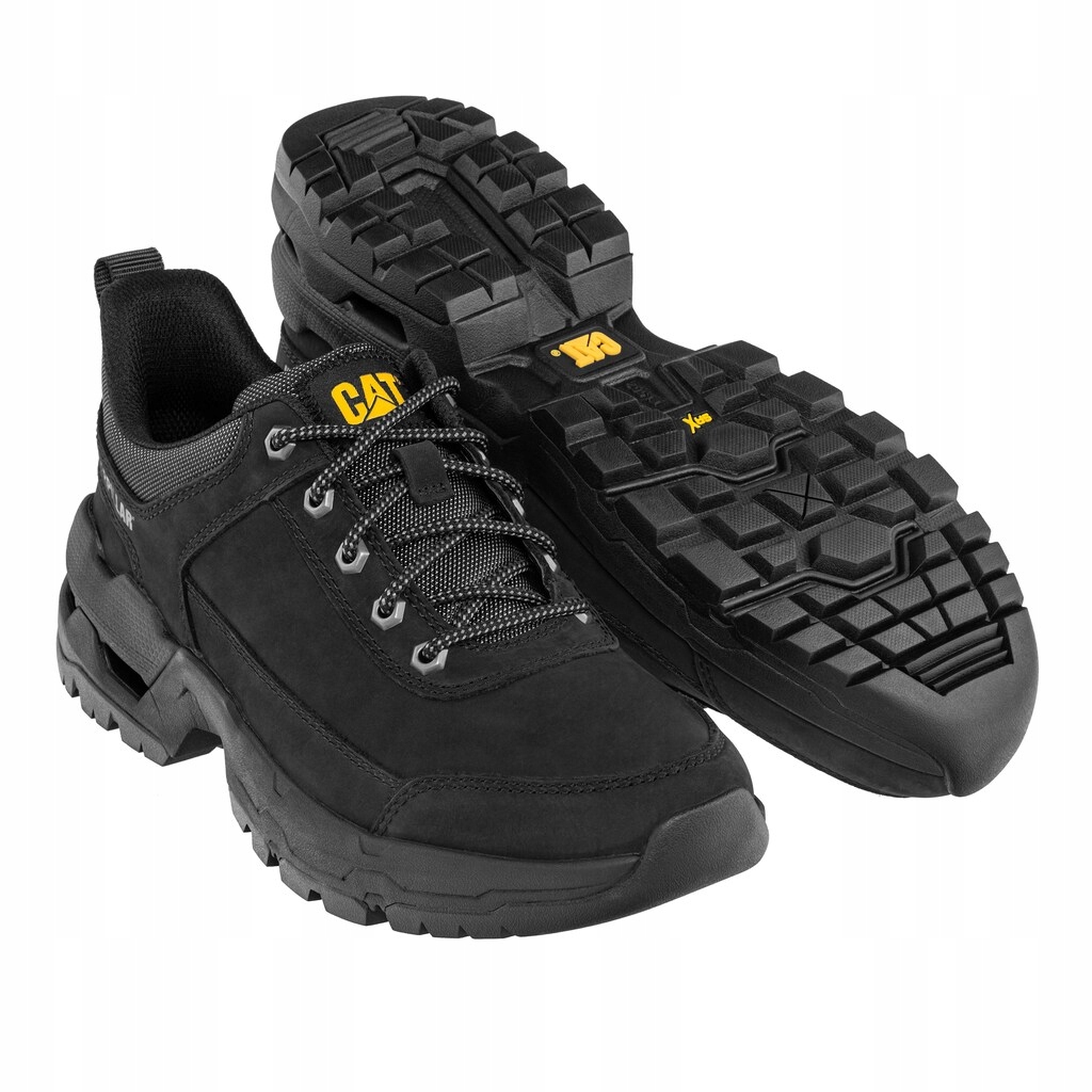Taktické kožené trekové boty Cat Footwear Surge Hiker Low černá 40