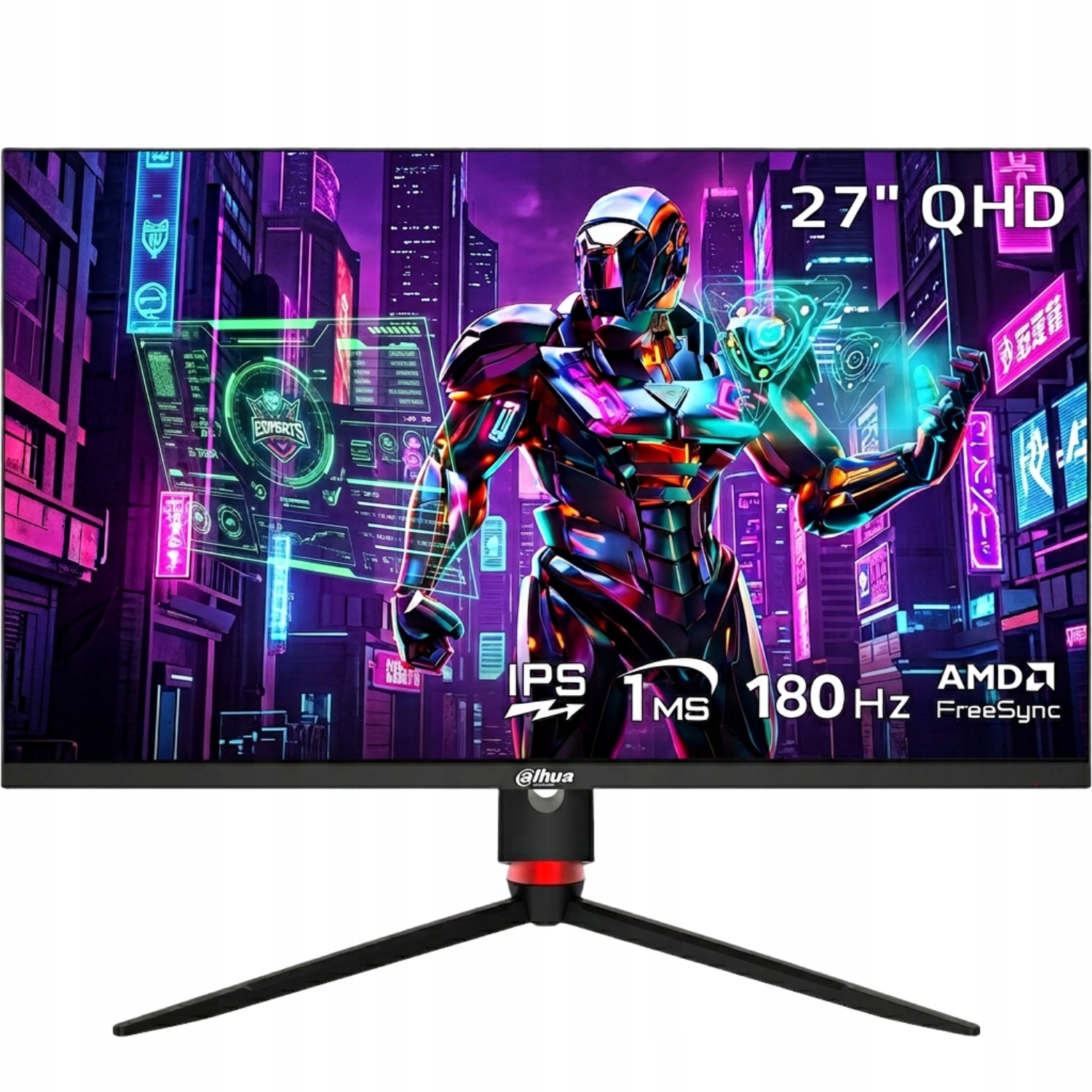 Monitor Gamingowy Bezramkowy Dahua 27 Cali Qhd 180HZ 1MS Ips Hdr Głośniki