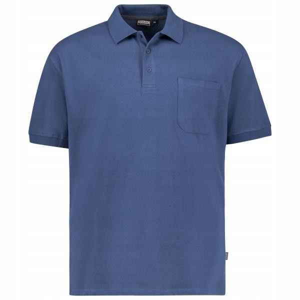 Adamo polokošile pánská 139311 nadměrné velikosti 3XL modrá