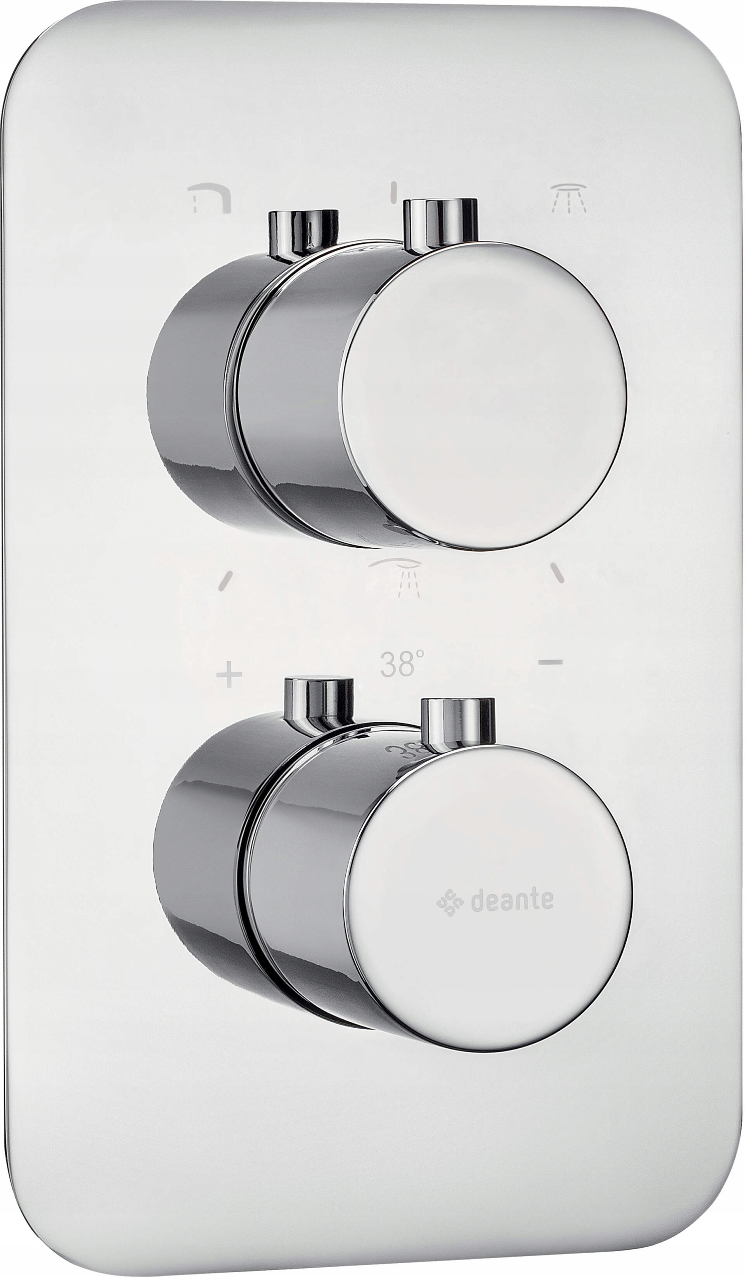 Deante Vonkajší prvok pre termostatický box Therm chróm BXY_0EBT