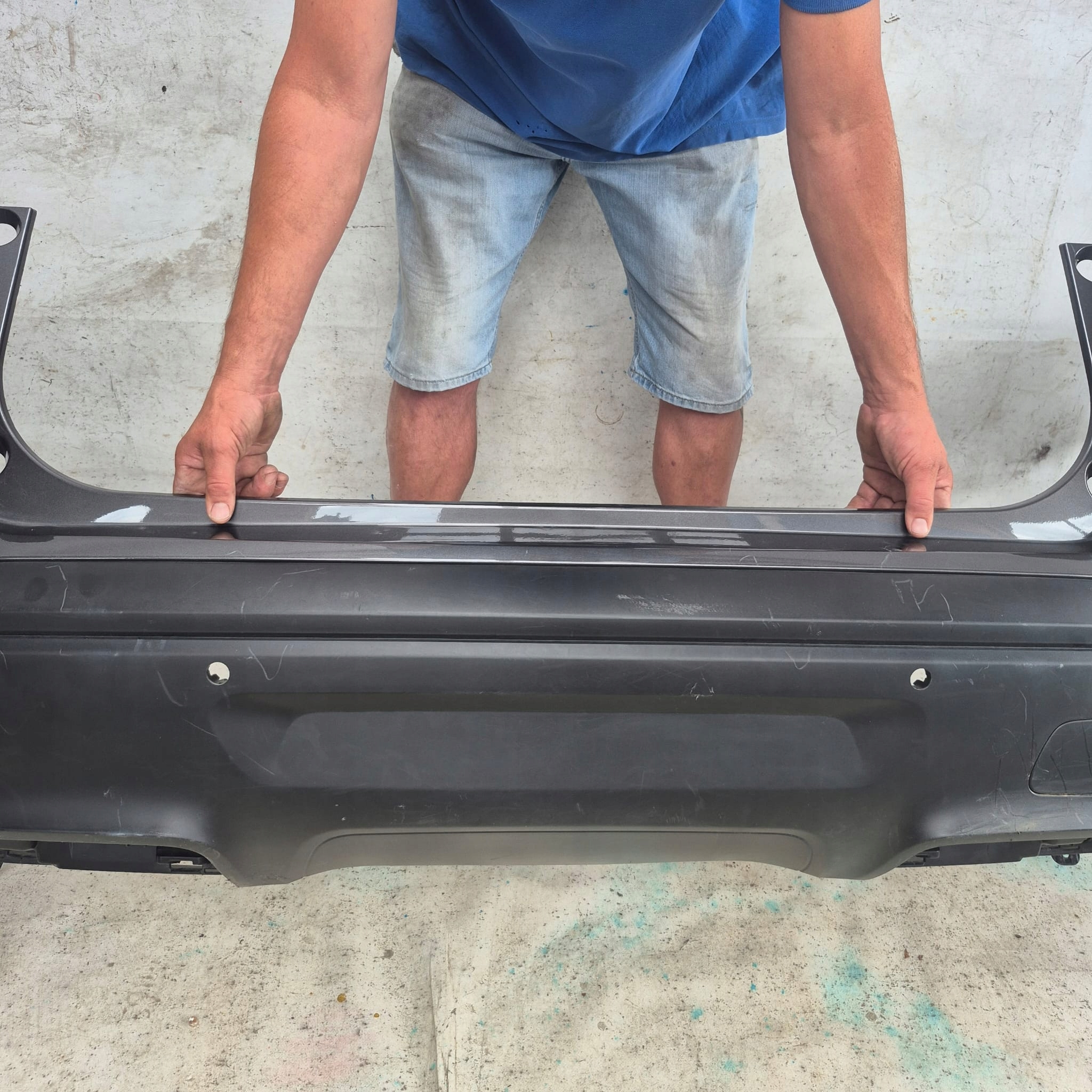 CITROEN C5 AIRCROSS 17- bumper rear part rear 6PDC