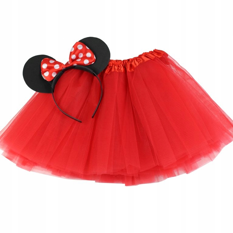 

Strój Opaska + Spódniczka Myszka Miki Minnie 50CM