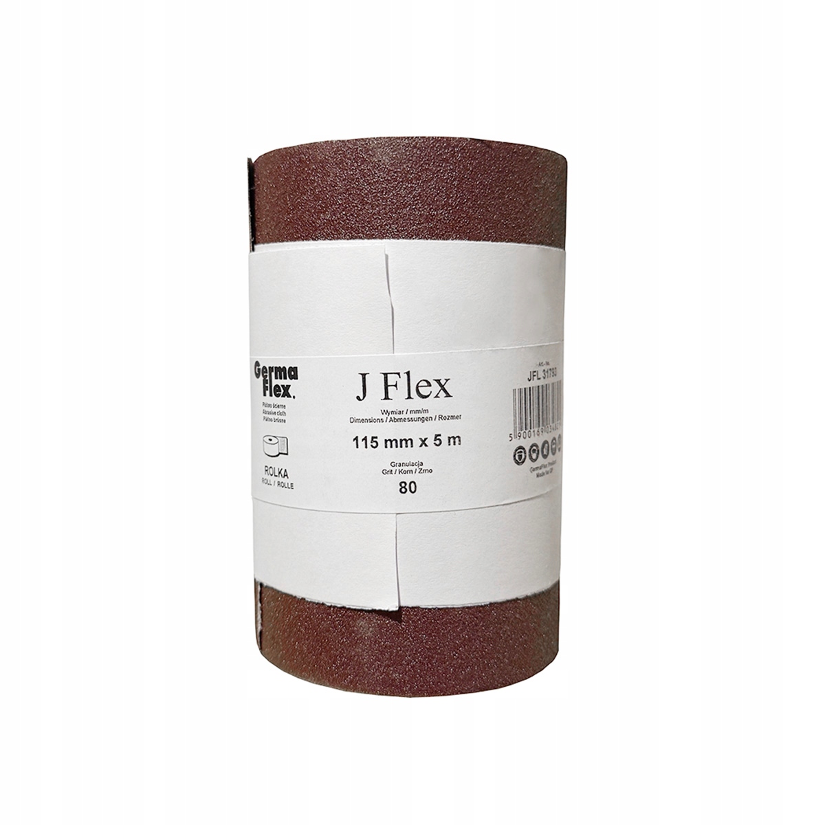 Płótno Ścierne Papier Ścierny rolka 5mb 115mm P80 2 szt.