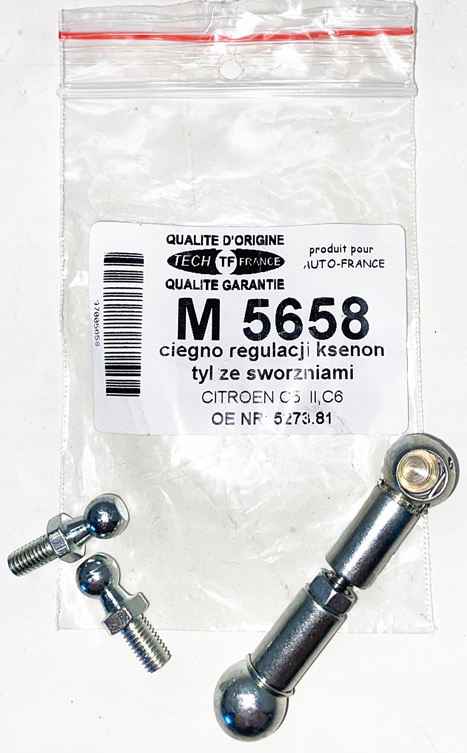 CIĘGNO KOREKTORA WYSOKOŚCI ZAWIESZENIA XENON TYŁ PEUGEOT 407 508 527381