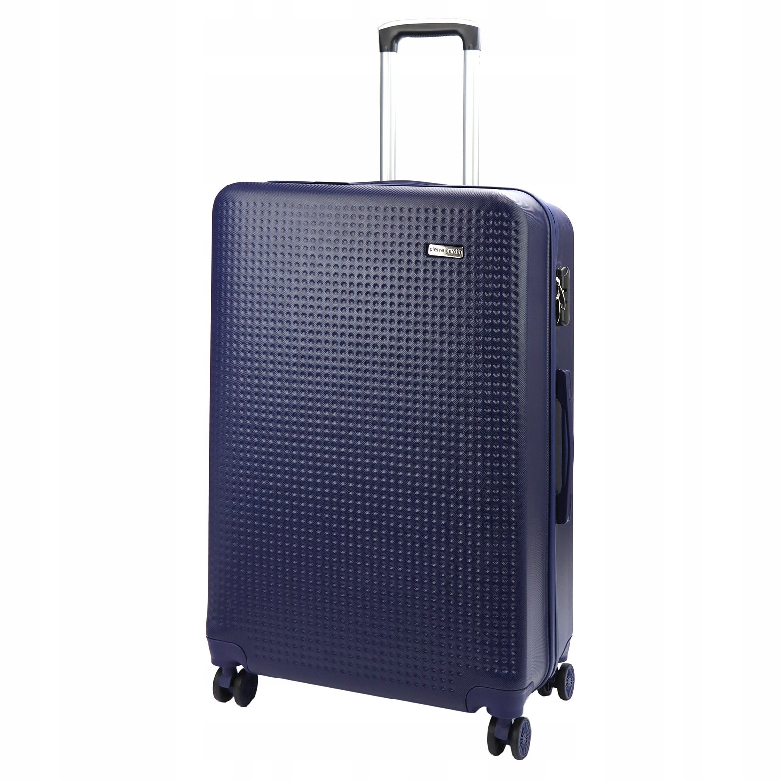 ORYGINALNY ZESTAW TRZECH WALIZEK PODRÓŻNYCH DUŻA ŚREDNIA MAŁA PIERRE CARDIN Materiał dominujący ABS