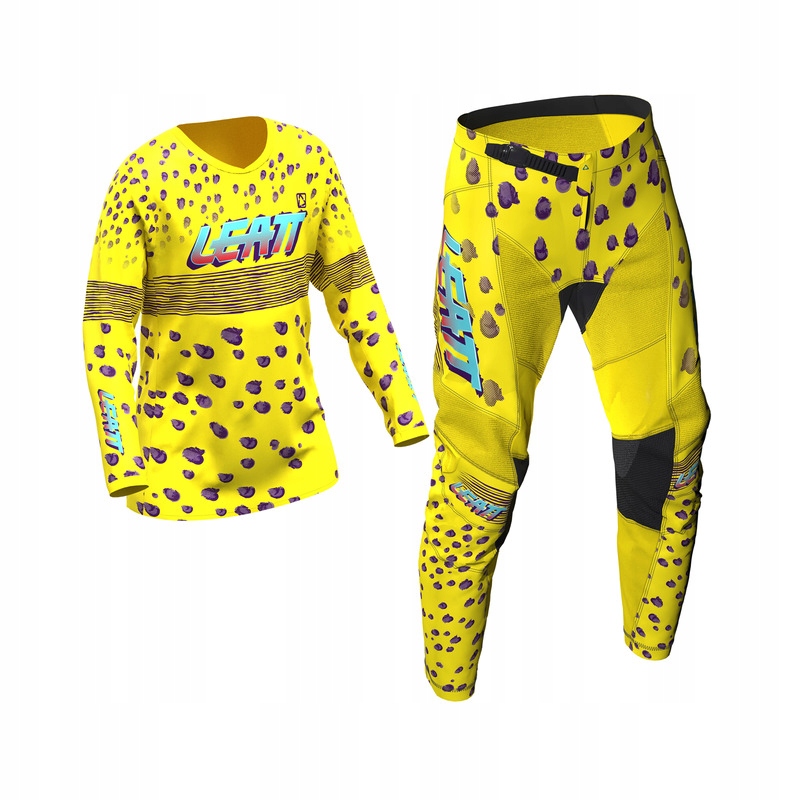Offroadové Oblečenie Mikina A Nohavice Junior Leatt Ride Kit 3.5 Cheetah XL