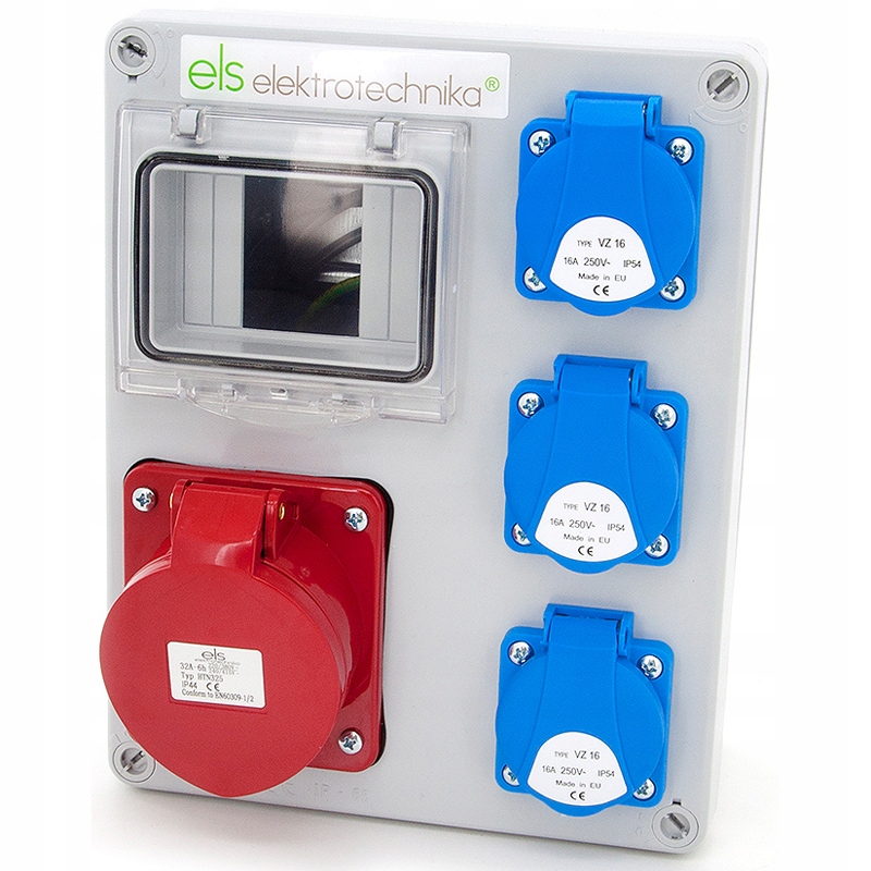 Rozvaděč Stavební Rozvaděč 32/4 3*230V IP44 Kabelový